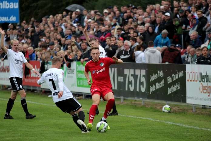 Kresimir Matovina war im Hinspiel in Heide einer der Aktivposten in der dort starken, zweiten Hälfte - Foto SR