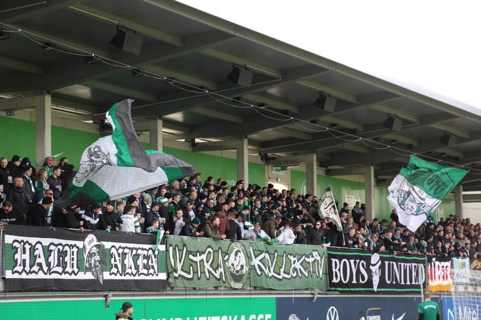 VfB Fans in Wolfsburg beim 2-1
