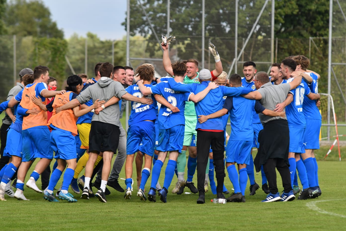 Eutin 08 qualifiziert sich für den Landespokal durch ein 4-1 gegen Pansdorf. Foto Roland Epp
