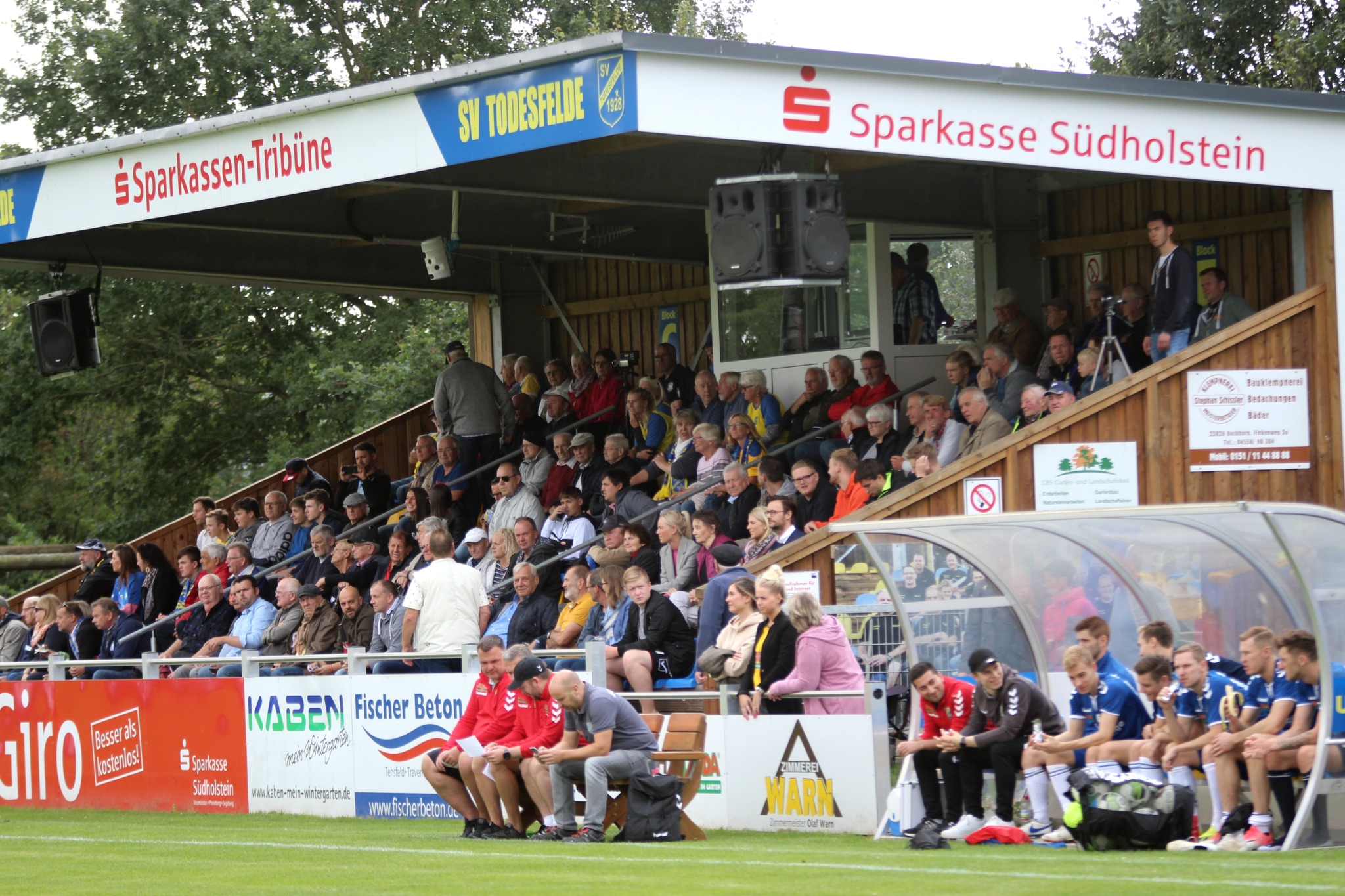 SV Todesfelde - Stadion an der Dorfstraße. Foto SR