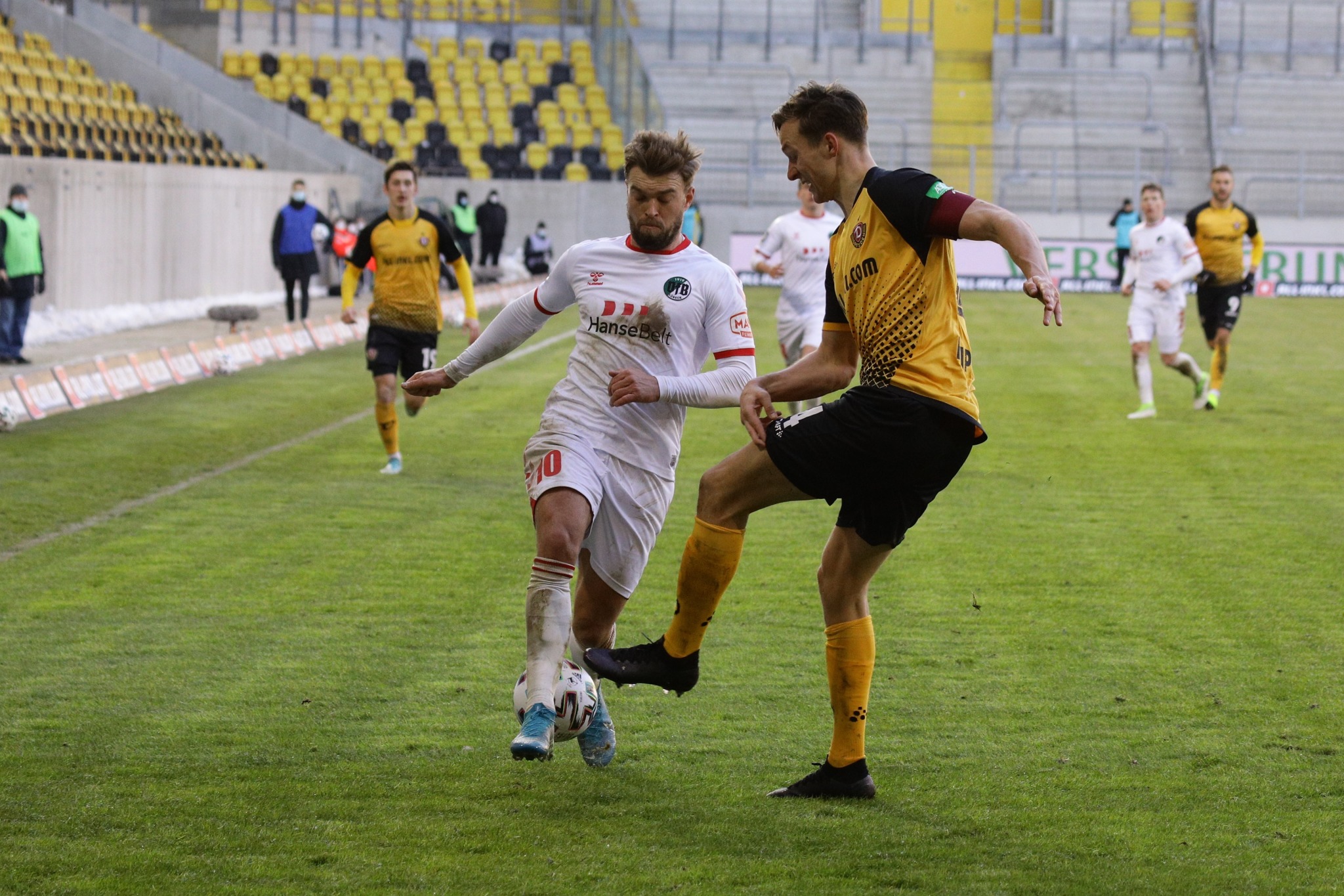 Yannick Deichmann, Dynamo Dresden vs. VfB Lübeck, 3-1, Foto Raasch