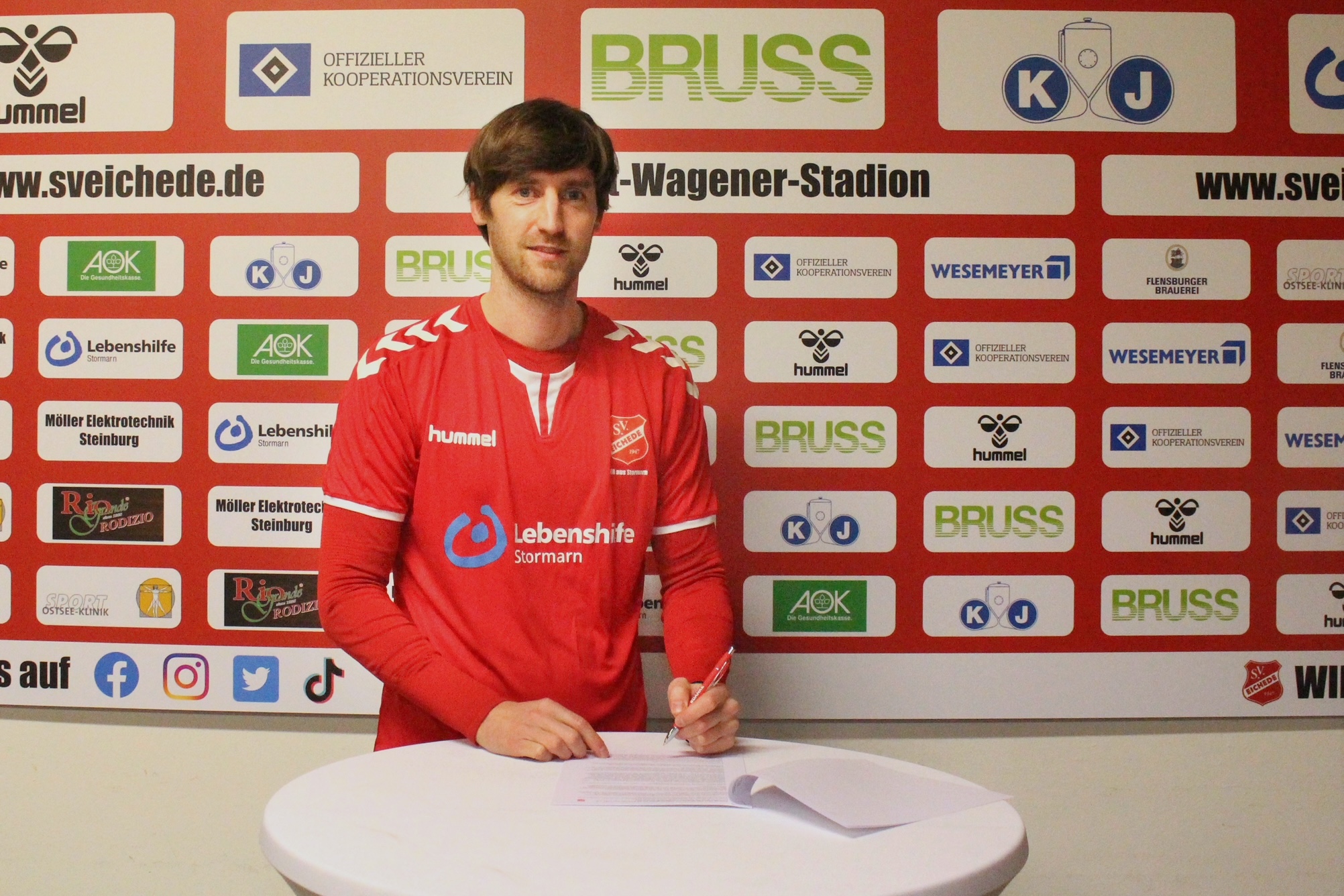 Hendrik Ostermann, SV Eichede. Foto hfr