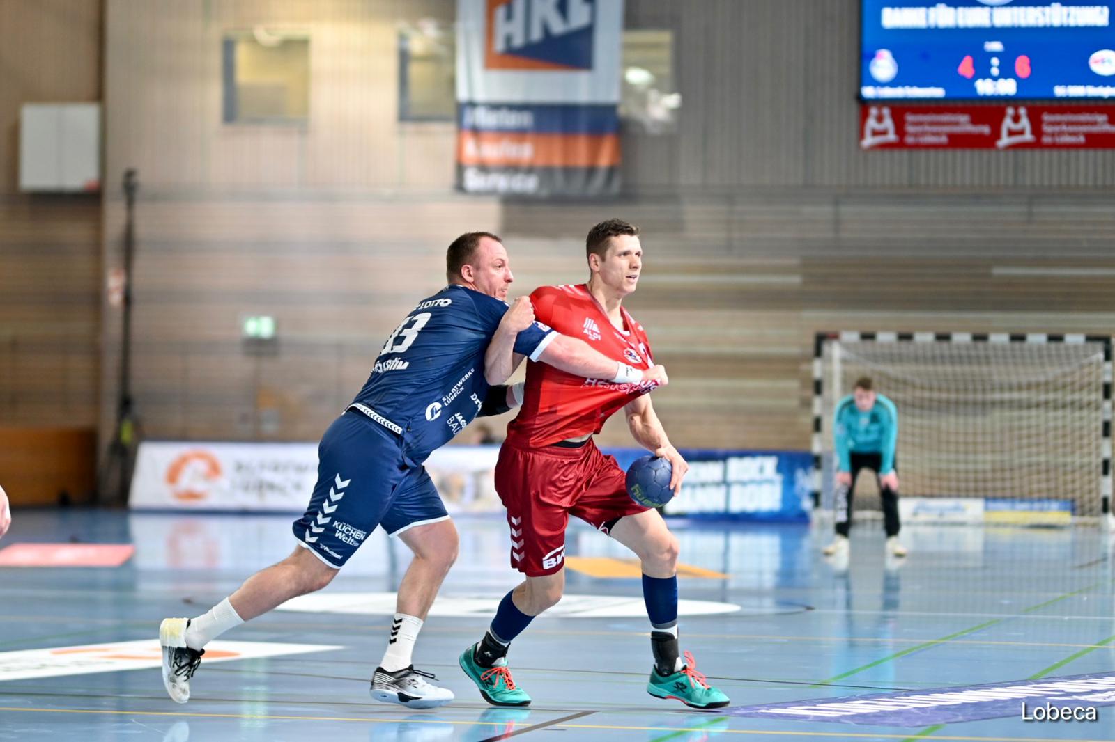 VfL Lübeck-Schwartau vs. Bietigheim, Carl Löftröm. Kaben