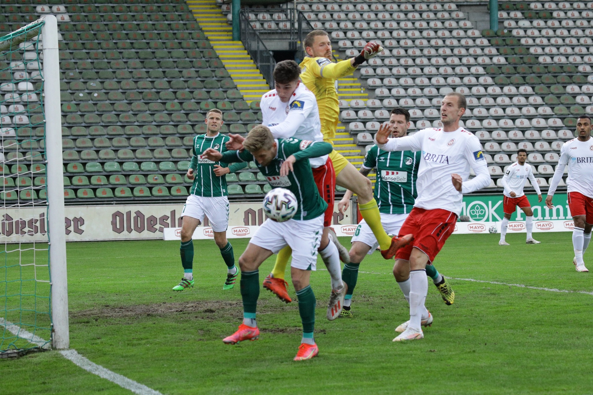 VfB Lübeck unterliegt Wehen Wiesbaden. Foto Raasch