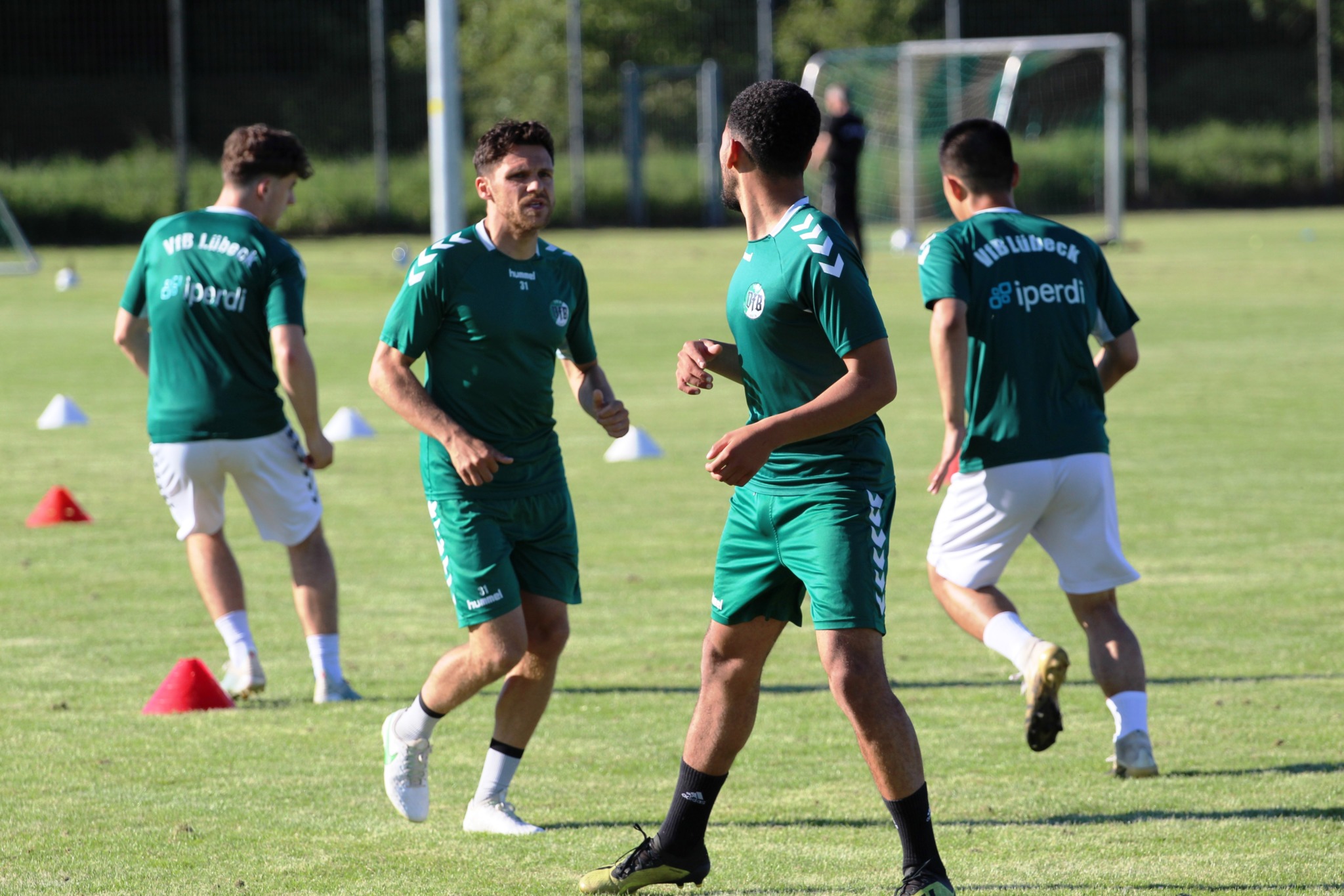 Mirko Boland im Training für den Pokal, VfB Lübeck