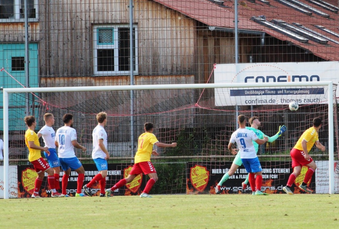 Der Ausgleich des FCD gegen Phönix Lübeck zum 1-1
