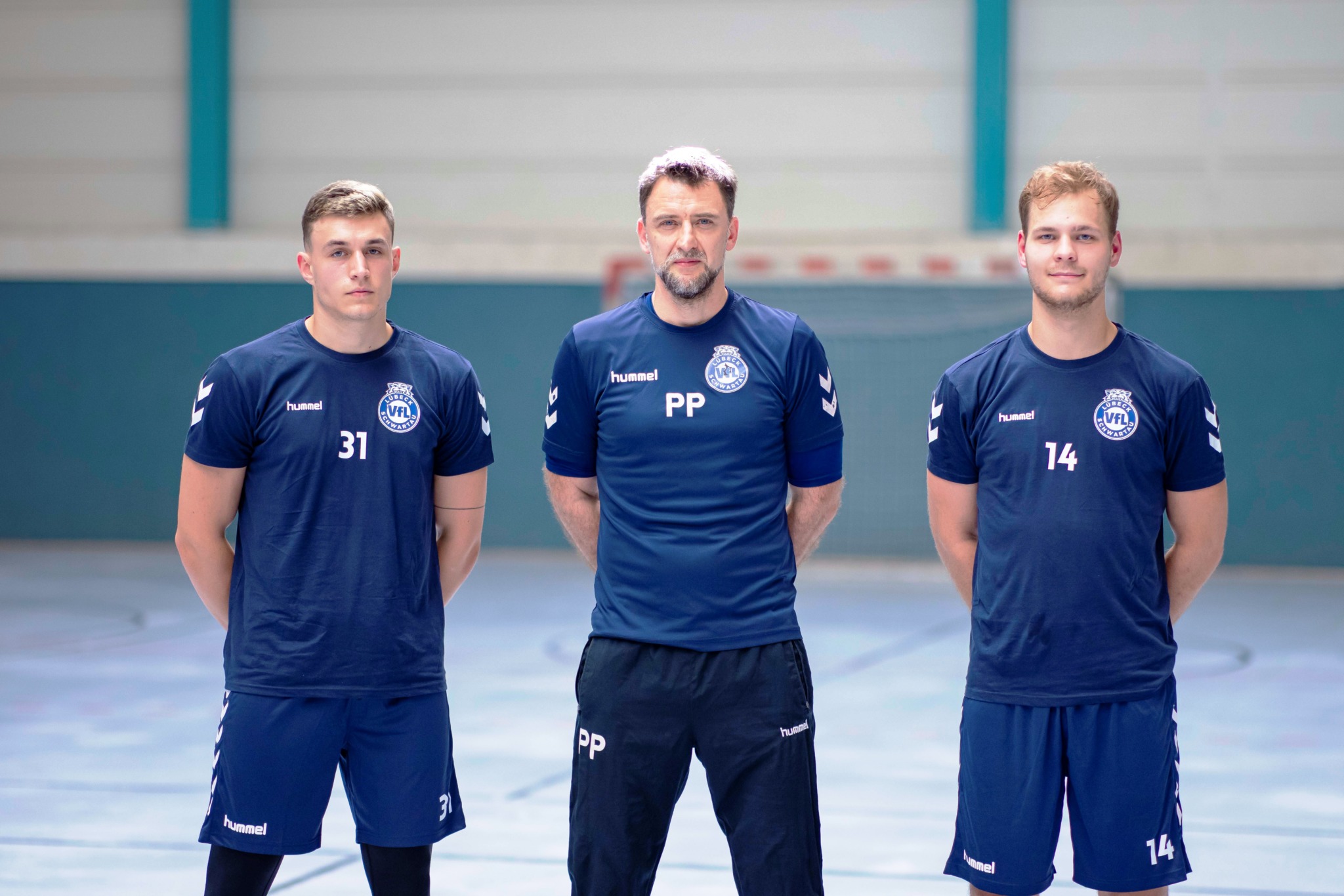 Neuzugänge, Matej Klima (li.)und Paul Scorupa (re.)VfL Lübeck-Schwartau. Foto hfr