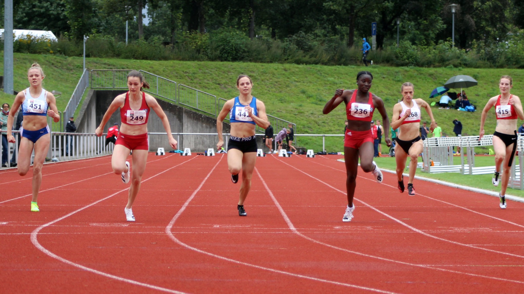 100 m Frauen Finale Büdelsdorf
