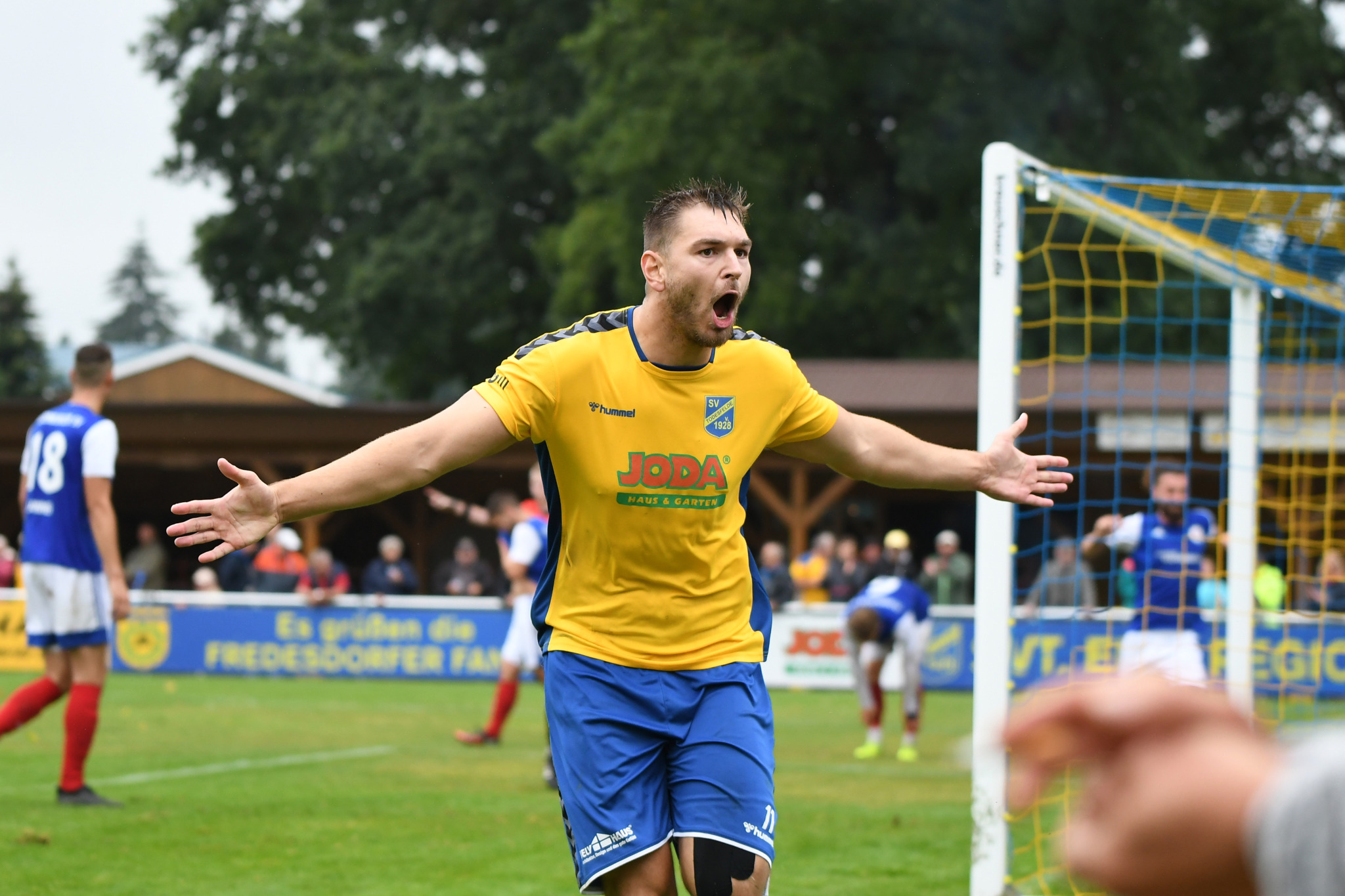 Morten Liebert, Torjäger in Todesfelde. Foto Schlikis