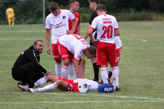 Marvin Thiel verletzt, VfB Lübeck