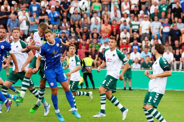 VfB Lübeck vs. Hansa Rostock mit Tommy Grupe. Foto Knothe