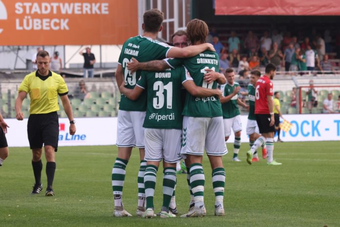 VfB Lübeck konnte 4 Tore bejubeln gegen Hannover 96 II