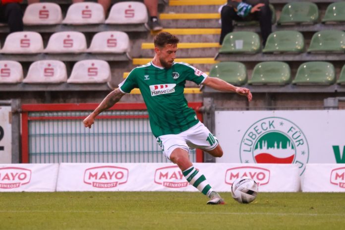 Manuel Farrona Pulido (VfB Lübeck) erzielte in Hamburg sein 1. Saisontor