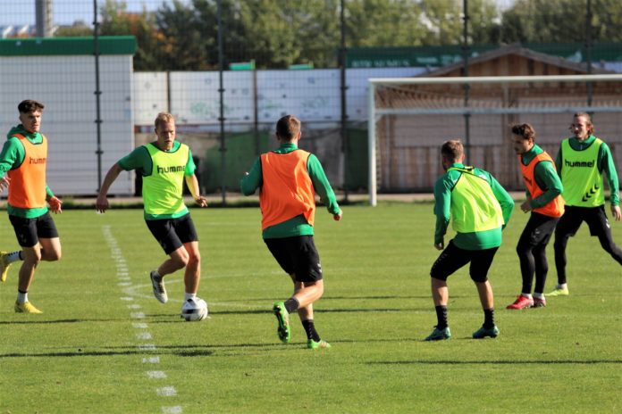 Mats Facklam (li.) musste das Training abbrechen