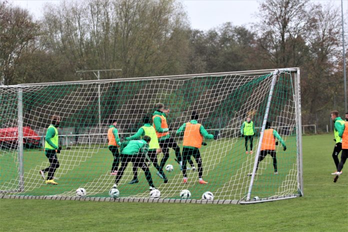 Trainingseinheit des VfB Lübeck