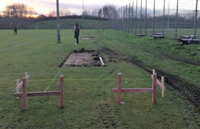 Nebenplatz beim VfB Lübeck ohne alte Ersatzbänke