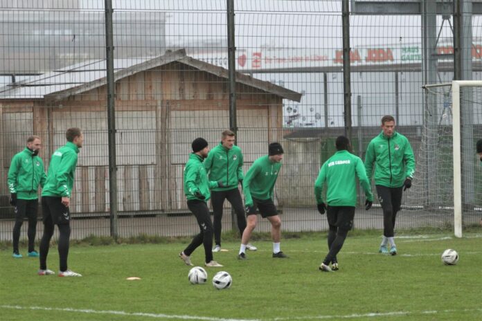 Training beim VfB Lübeck