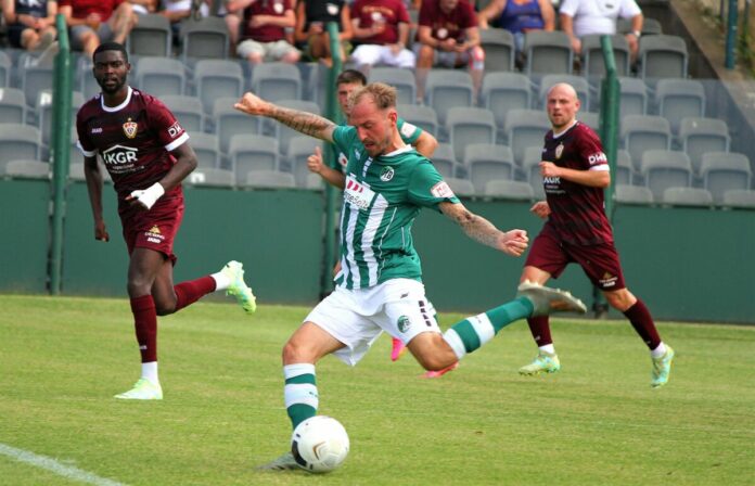 Marvin Thiel (VfB Lübeck) im Testspiel beim BFC Dynamo