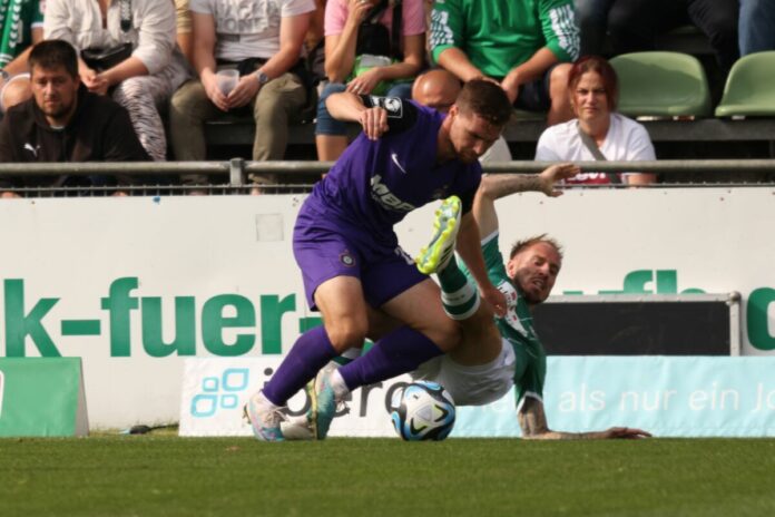 Der VfB Lübeck und Erzgebirge Aue schenkten sich nichts beim 1-1