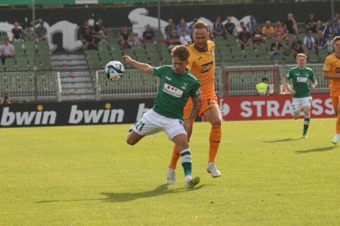 Robin Velasco (VfB Lübeck) im DFB-Pokal gegen die TSG Hoffenheim