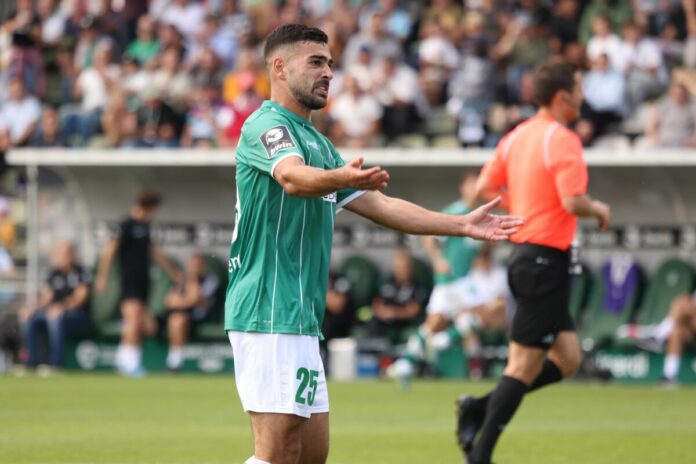 Tarik Gözüsirin (VfB Lübeck) machte gegen Erzgebirge Aue ein gutes Spiel