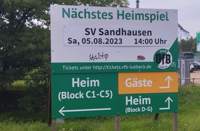 VfB Lübeck, Spielankündigung 3. Liga