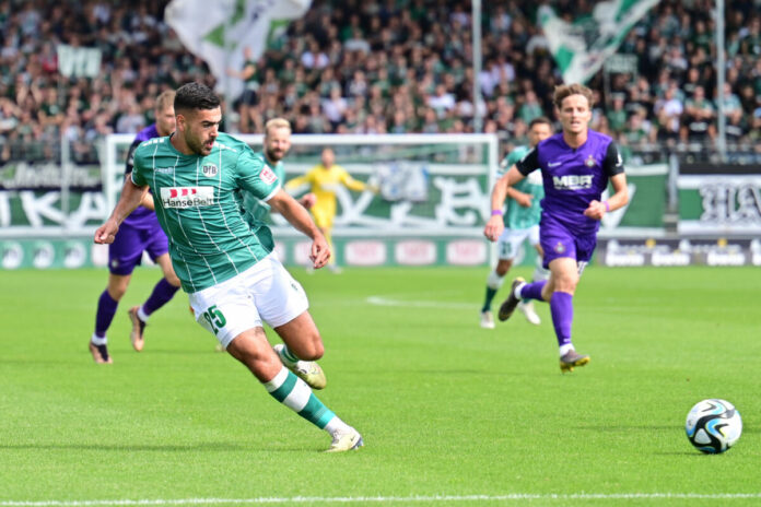 Tarik Gözüsirin ist beim VfB Lübeck ein Leistungsträger