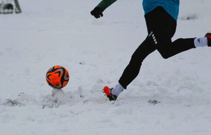 Training im Schnee