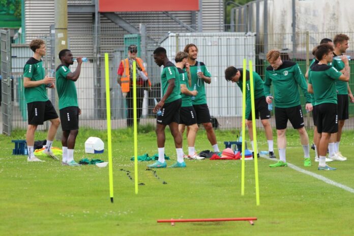 Intensität hochgefahren, VfB Lübeck, Training