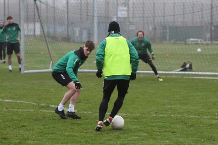 VfB Lübeck, Winterleihgabe Jakob Korte, Training
