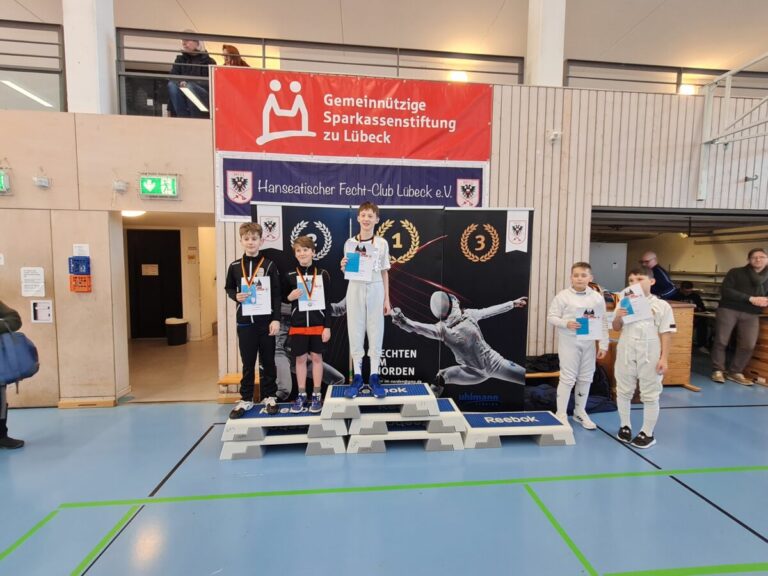 Reihenweise erste Plätze beim 3. Säbel-Cup