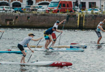 7TSUP-Race bringt Stand-up-Paddling-Spektakel an die Lübecker Kaikante