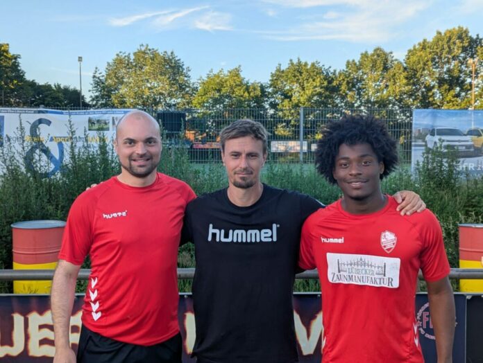 v.l. Max Hartmann, Kevin Wölk und Jeremy Colin James