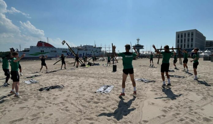 Training an der Ostsee