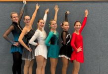 Lübecker Rollkunstläuferinnen in Bergedorf vertreten