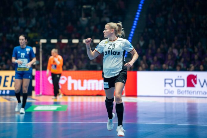 Haupttorschützin Antje Döll im DHB-Team