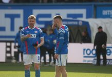 Standard-Hattrick bei Tor-Spektakel im ersten Heimspiel von Hansa Rostock