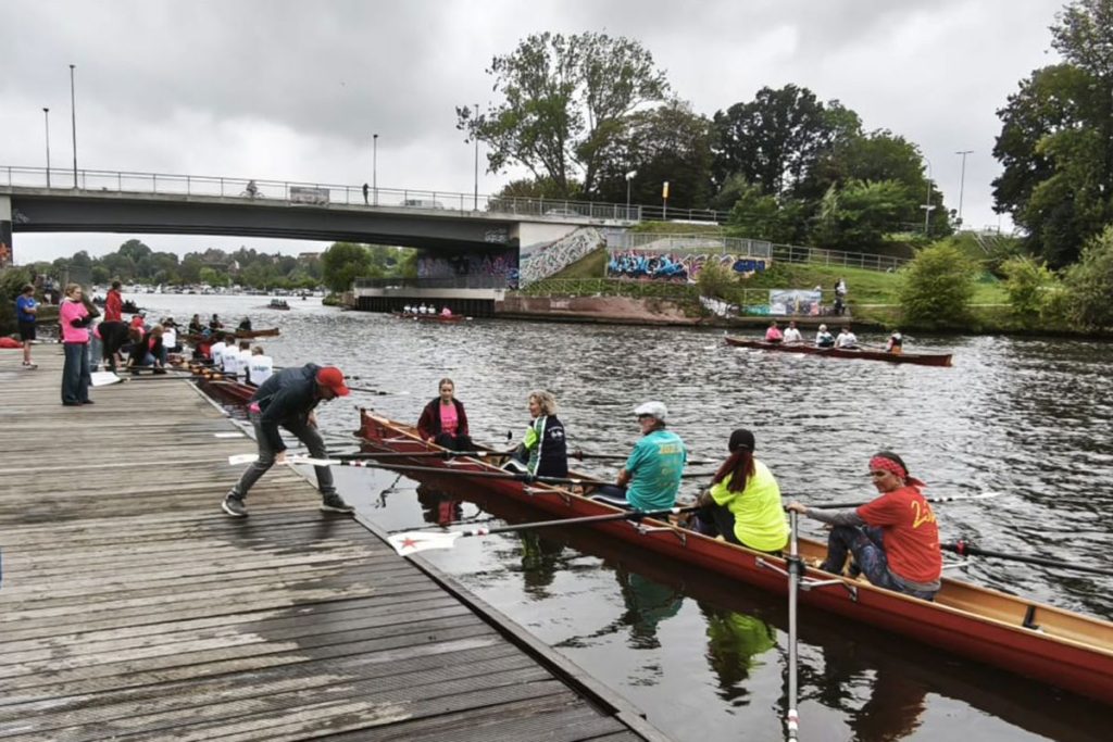 dalitz35 @ Melderekord bei „Rudern gegen Krebs“ – 65 Boote auf dem Elbe-Lübeck-Kanal ein voller Erfolg