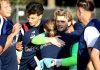 lukas franz jubel mit trainer @ Home