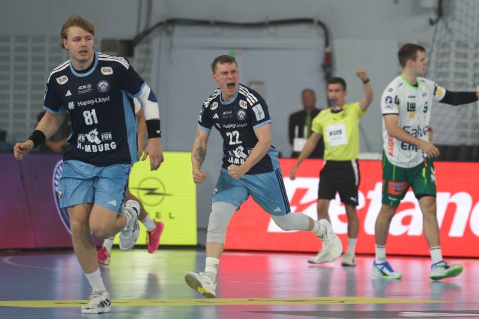 Martin Hovde (# 81) und Noah Beyer (# 22)