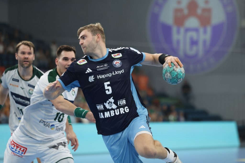 oliver norlyk netzt neunfach foto ralf homburg @ Hamburg stößt im Kellerduell in der Crunch-Time den Bock um