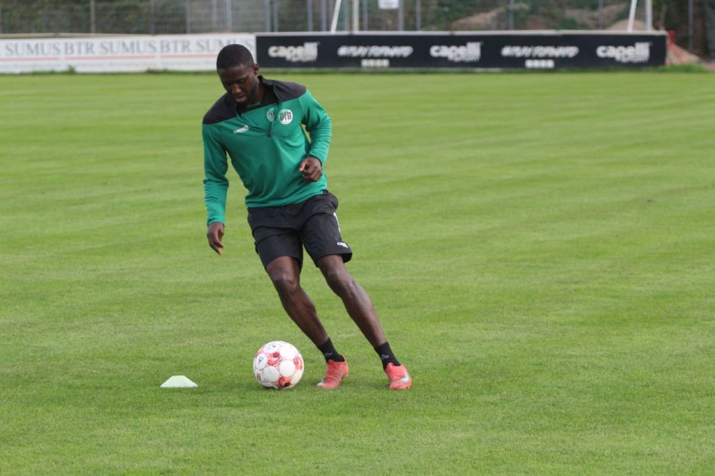 VfB Lübeck: Ein Außenbahnspieler fällt aus – beim anderen will man kein Risiko eingehen 1 daouda beleme aufbau vfb @ VfB Lübeck: Ein Außenbahnspieler fällt aus – beim anderen will man kein Risiko eingehen